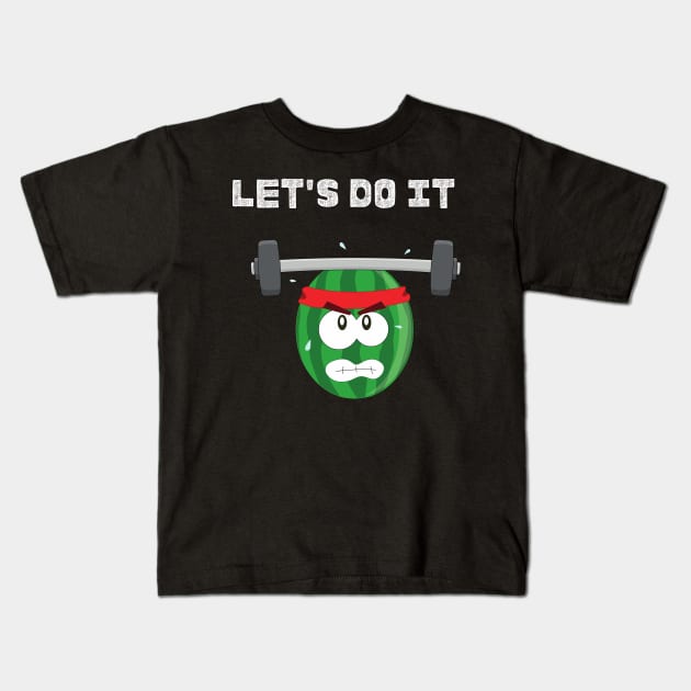 Let's do it Kids T-Shirt by Doddle Art